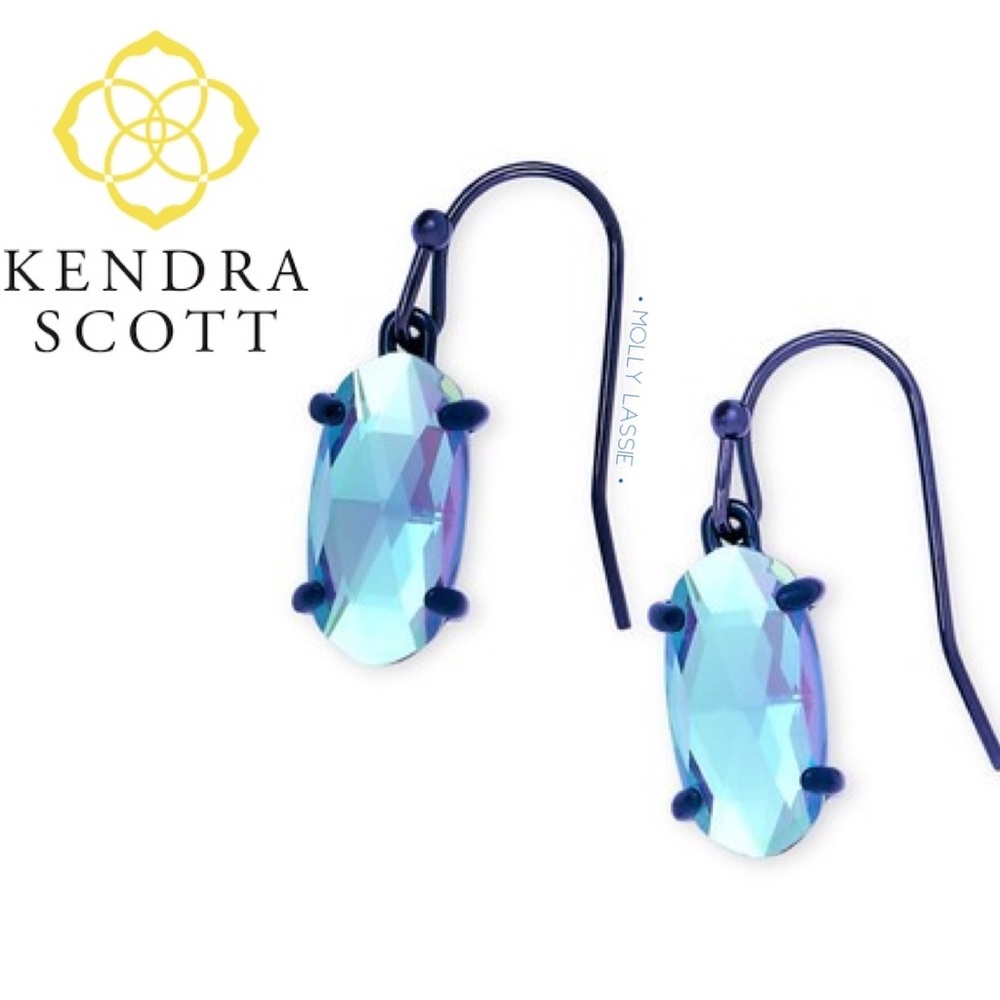 Kendra Scott Lemmi Dichroic Glass Drop Earrings